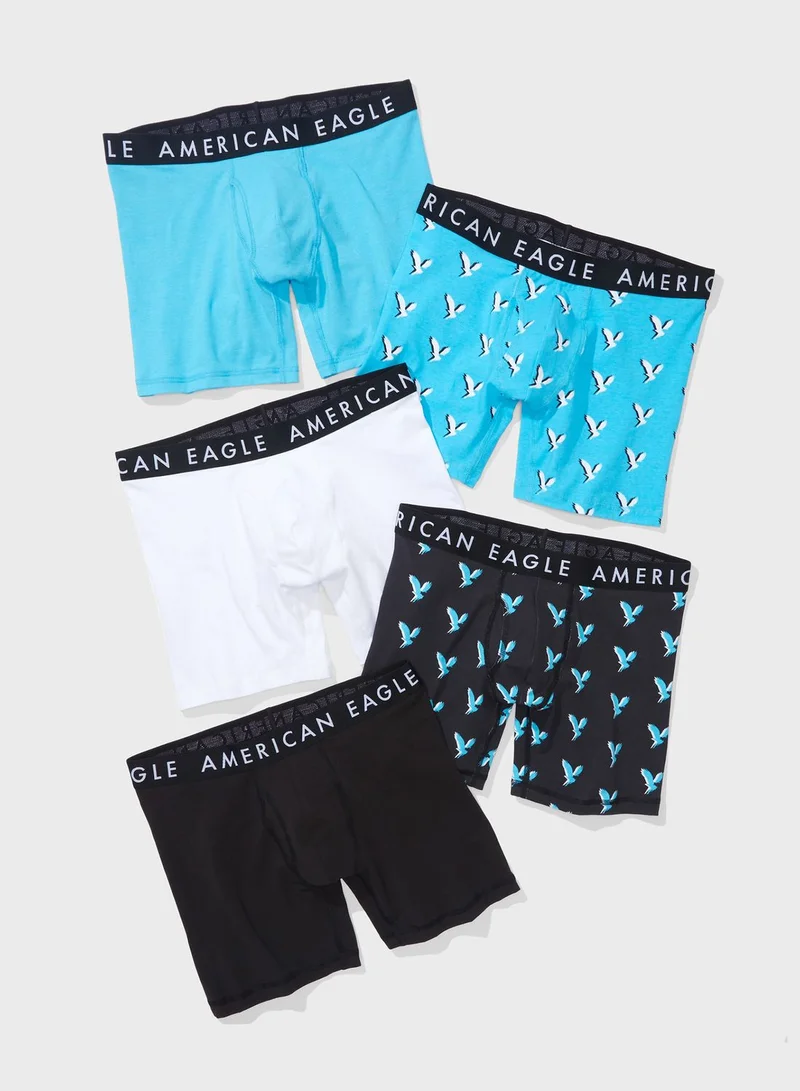 American Eagle 5 Pack Assorted Boxers