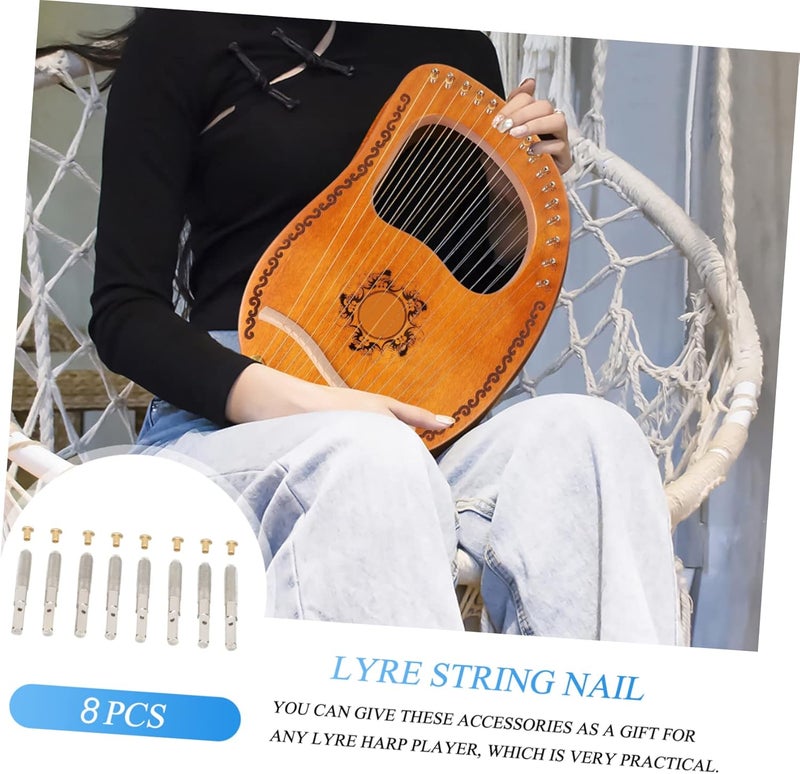 N/S/C nationwide deliver Gatuida 1set Lyre String Pegs Solid Pins Harp Instrument Accessories for Musical Lyre Harp Trendy natural assorted colors Well-engineered versatile build Reinforced edge Consistent steady quality Simple multi-feature practical build Multi-scene application Hot & cold climate compatible Combine quality & fair price Globally popular elegant design KSA market compliant quality Easy for adults & kids Trendy natural tone options Premium daily living gear Practical experience crafted Multi-use qualified quality Anti topple design Upgraded quality Wide daily application UV resistant Custom sizing alternatives Home & light industrial compatible Easy clean surface Globally popular universal design Hardened processed substance - Image 3