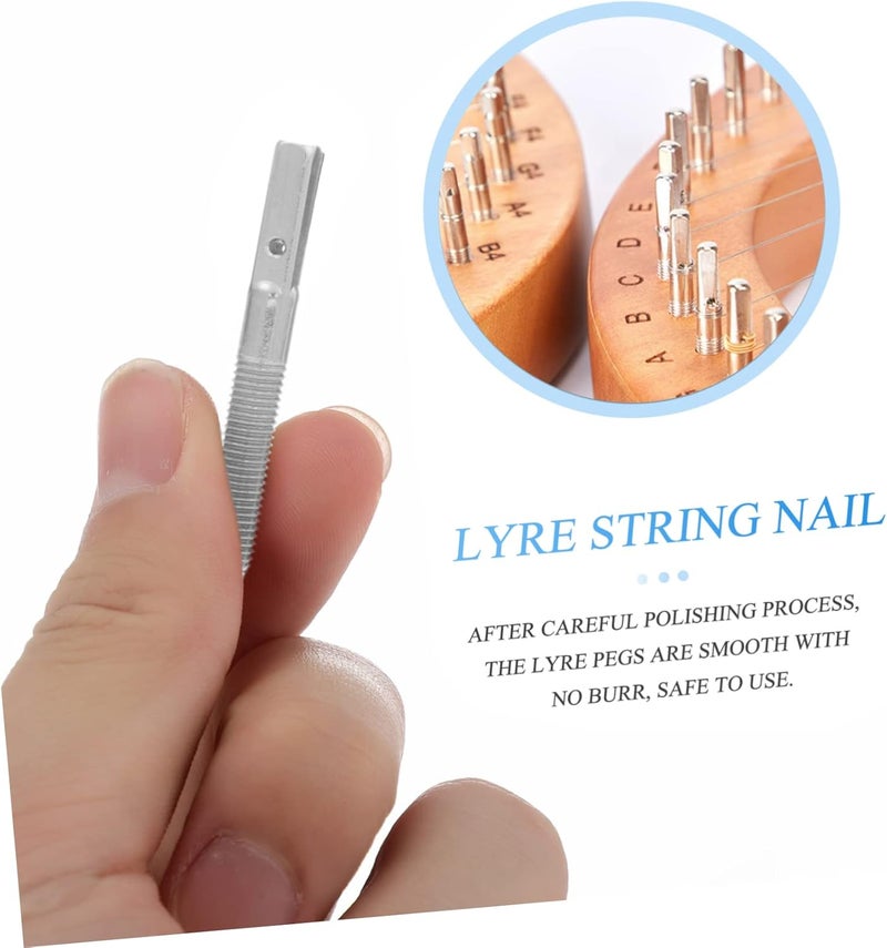 N/S/C nationwide deliver Gatuida 1set Lyre String Pegs Solid Pins Harp Instrument Accessories for Musical Lyre Harp Trendy natural assorted colors Well-engineered versatile build Reinforced edge Consistent steady quality Simple multi-feature practical build Multi-scene application Hot & cold climate compatible Combine quality & fair price Globally popular elegant design KSA market compliant quality Easy for adults & kids Trendy natural tone options Premium daily living gear Practical experience crafted Multi-use qualified quality Anti topple design Upgraded quality Wide daily application UV resistant Custom sizing alternatives Home & light industrial compatible Easy clean surface Globally popular universal design Hardened processed substance - Image 5