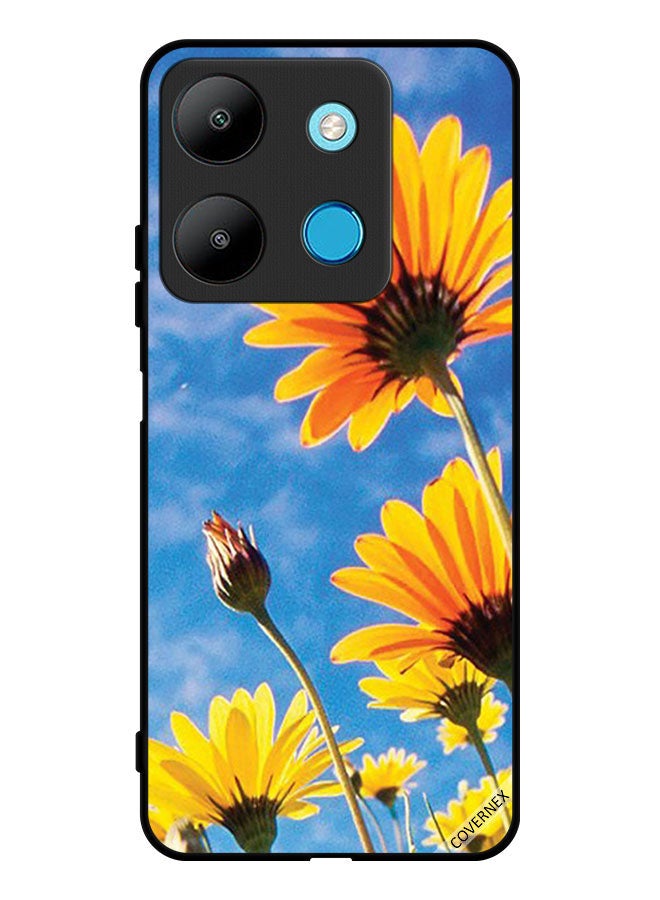 Covernex Protective Case Cover For Infinix Smart 7 Sunflowers - Image 1