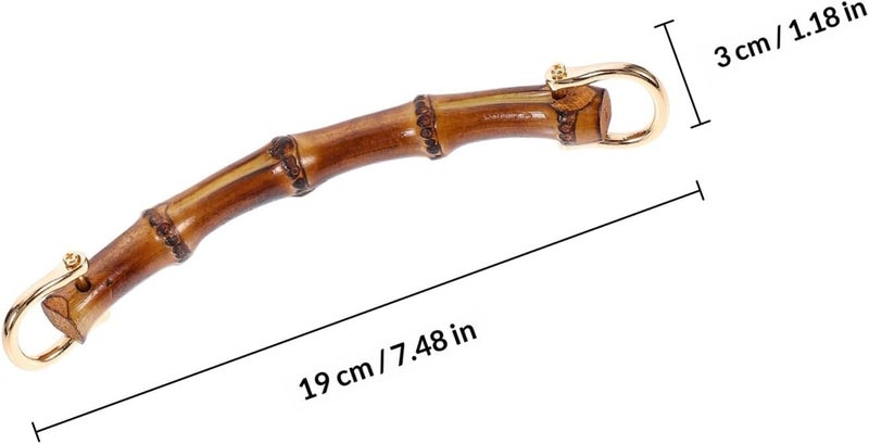 GATHINESS Bag Handles DIY Replacement for Handbags Vintage Yellow Carrying Strap Handles for Purse Making Accessories Craft Supplies Random Color - Image 2