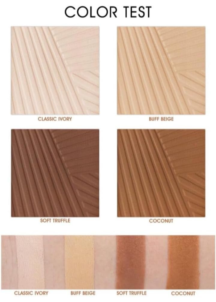 4Shade Bronzer and Highlighter Palette with Mirror Professional Makeup Contour Kit - Image 3
