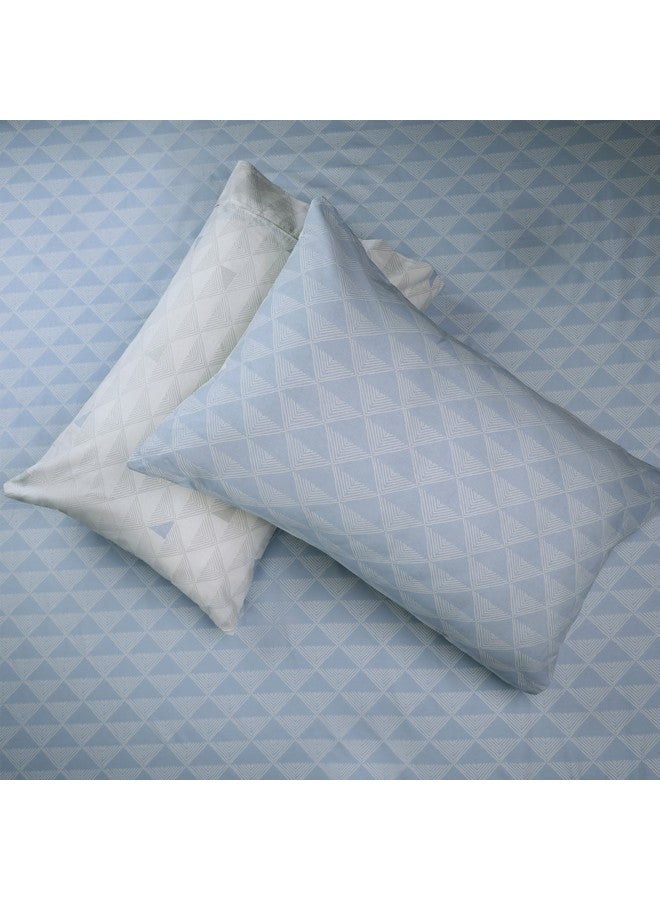 Home Box Malta Pixel 2-Piece Printed Cotton Pillow Cover Set 75 x 50 cm  - Image 4