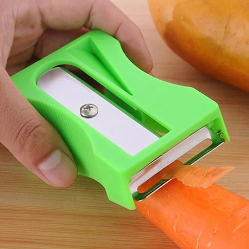 RR Design Fruit Vegetable Carrot Sharpener Peeler Kitchen Tool Curl Slicer Thin Slicer-Mix Colors - Image 4