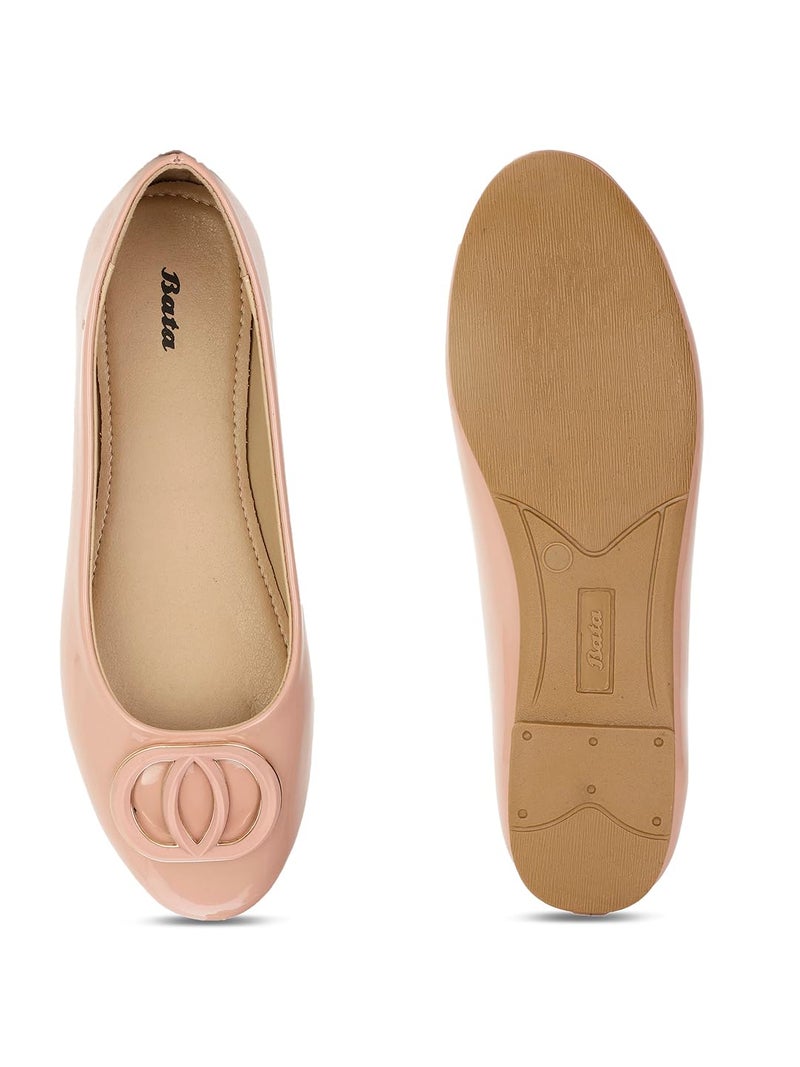 Bata Amelia E 24 Women's Pink Ballerina - 6 UK (5515511) - Image 4