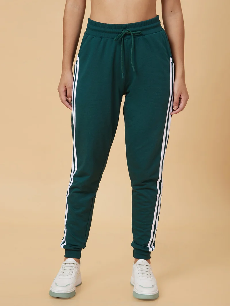 globus Women Green High-Rise Joggers