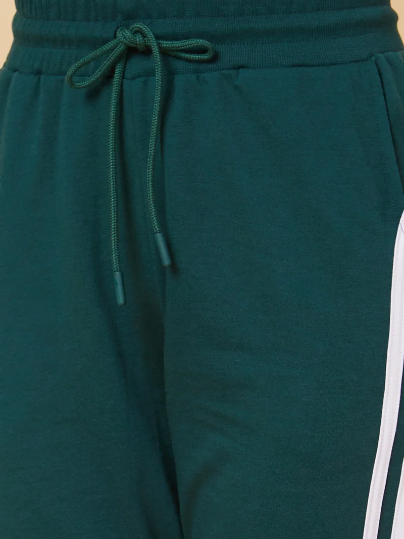 globus Women Green High-Rise Joggers