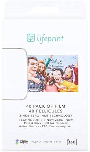 Lifeprint Lifeprint 3x4 Premium Zink Photo Paper 40 Pack Accesory Kit with Photo Album Case Stickers Markers - Image 2