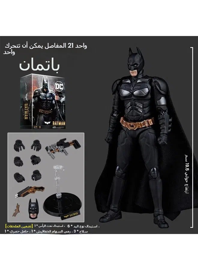 عام باتمان شخصية نموذج سطح المكتب الديكور المنقولة دمية نموذج لعبة جمع الديكور هدية للعائلة والأصدقاء - Image 4