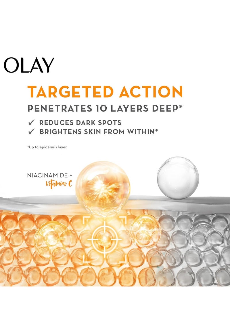 Olay Vitamin C Face Cream with SPF30 l Brightens Skin and Reveals Glow | Smooth Texture with Niacinamide l Paraben and Sulphate Free | Normal, Oily, Dry and Combination Skin l 50g - Image 4