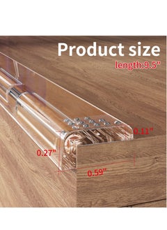Excefore Edge Protectors, 4 Pcs Baby Safety Corner Protectors, Edge Protector Strip, Clear Adhesive Long Strip Table Corner Edge Guards, for Table Cabinets Drawers Furniture  - Image 4