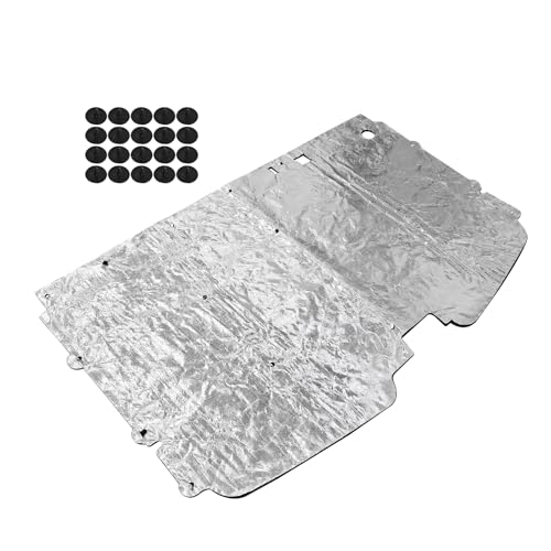 Lskioer Hood Insulation Pad w/Clips Fits for Chevy GMC C1500 C2500 C3500 Suburban Full Size Trucks 1988-1998, Truck Under Hood Heat Shield Blanket Black - Image 5