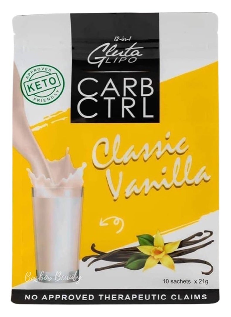 Gluta GLUTALIPO CARB CTRL Classic Vanilla  - Image 1