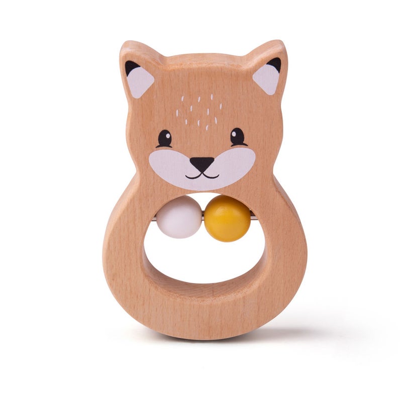 BIGJIGS Fox Rattle - Fsc 100% (4) 32008