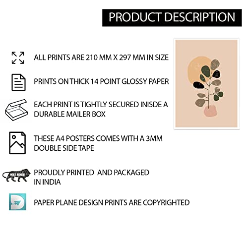 PAPER PLANE DESIGN Women Empowerment Wall Posters Set Home Office Decor Set of 12 - A4 Size (Style-2) - Image 4
