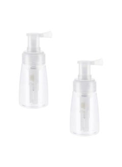 EXCEART Dry Powder Spray Bottle 2Pcs Plastic Powder Sprayer Bottles Dispensers Hair Spray Containers  - Image 1