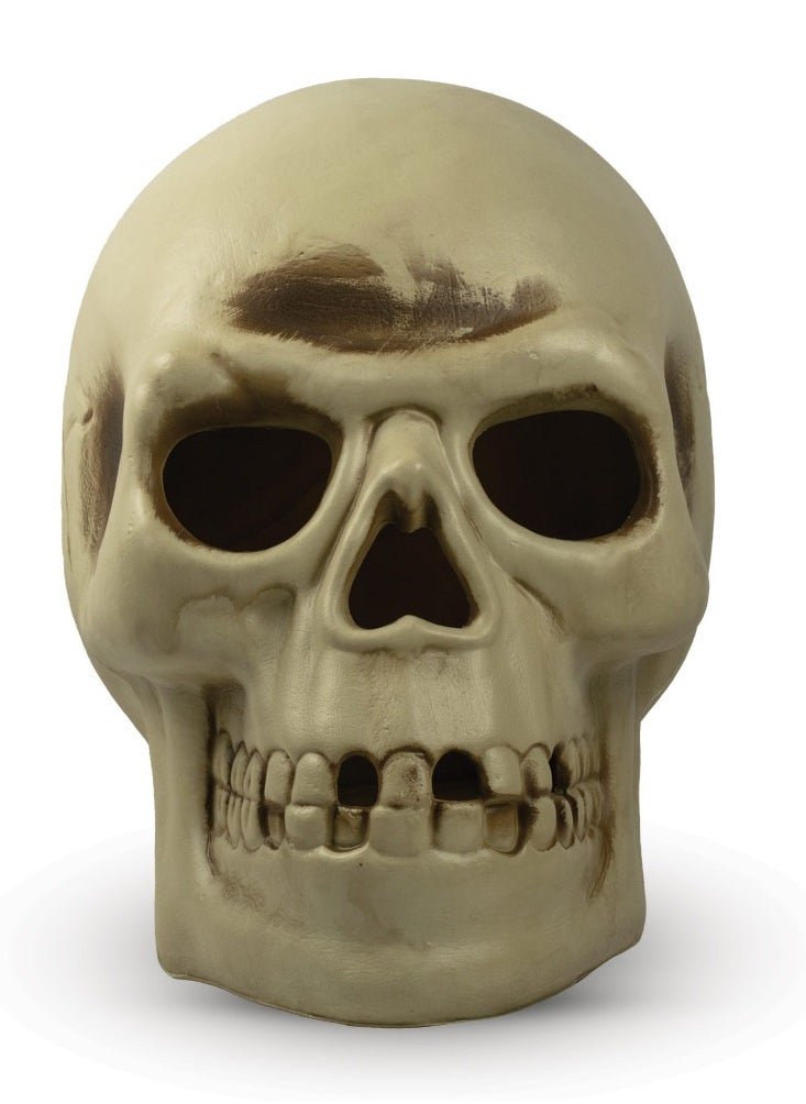 Creepy 14-Inch Giant Light-Up Skull Centrepiece Halloween Decoration for Trick-or-Treat Props, Theme Party, Haunted House Decor - pzsku/Z2595D45939EEFF683627Z/45/_/1724216770/8e47342b-2e9c-4b36-849d-fc15c43e7911