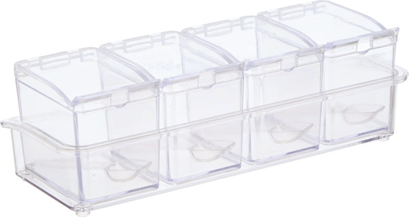 باراكيتي مطبخ جوورميت اكريليك سياسونينج بوكس ويته 4 تقديم سبوونس, نيكي ديسيجن فور مطبخ (سياسونينج بوكس)