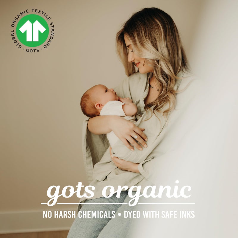 Kishu Baby Indi by Kishu Baby GOTS Organic Muslin Nursing Cover Up for Breastfeeding, Breathable Shawl, Scarf, Privacy Nursing Cover for Breastfeeding Moms (Rust) - Image 4