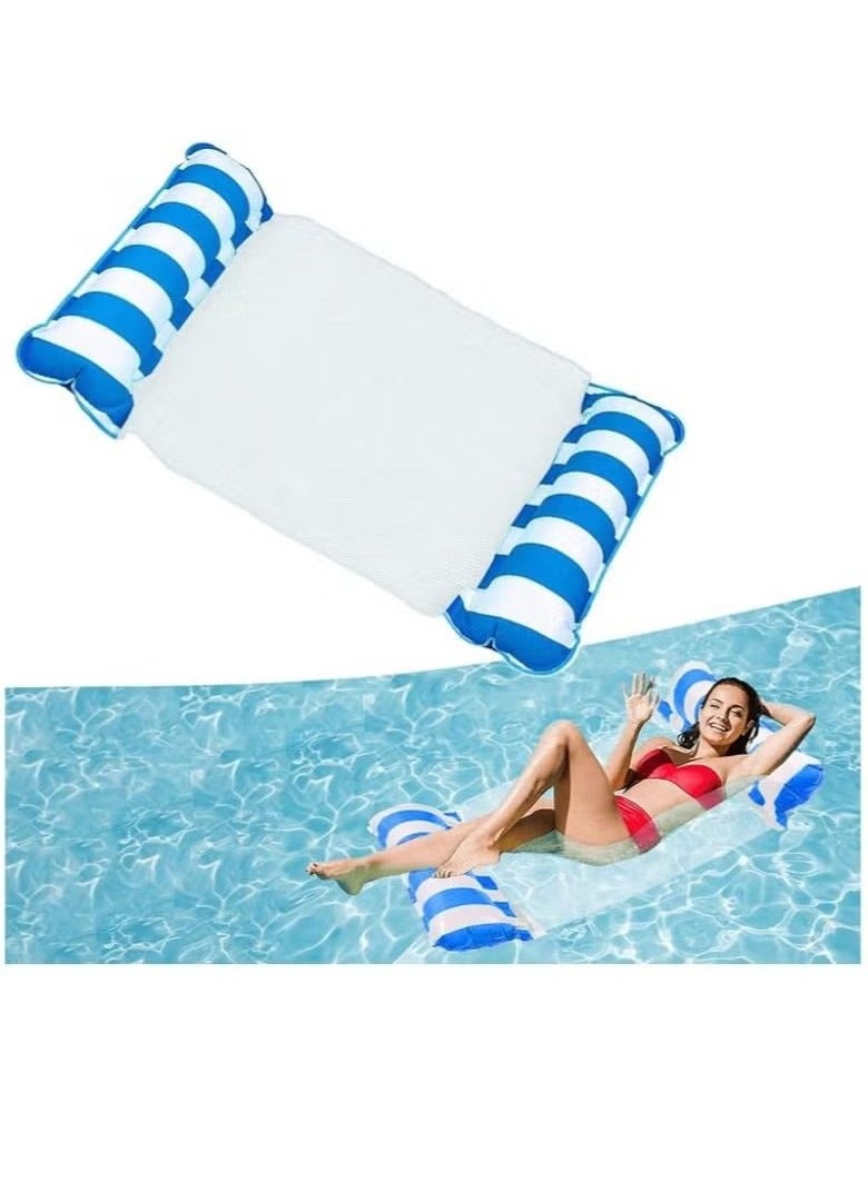 Multi-Purpose 4-in-1 Water Floating Chair Rafts (Saddle, Lounge Chair, Hammock, Drifter) for Swimming Pool Beach And Water Amusement Park - Image 1