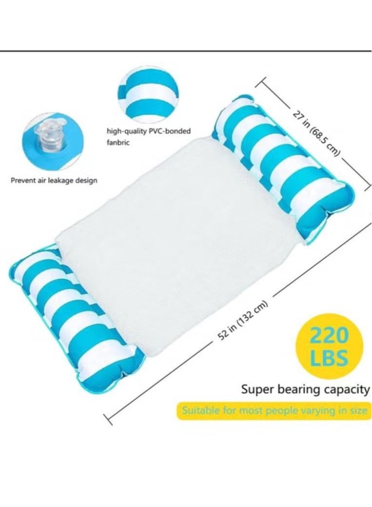 Multi-Purpose 4-in-1 Water Floating Chair Rafts (Saddle, Lounge Chair, Hammock, Drifter) for Swimming Pool Beach And Water Amusement Park - Image 2