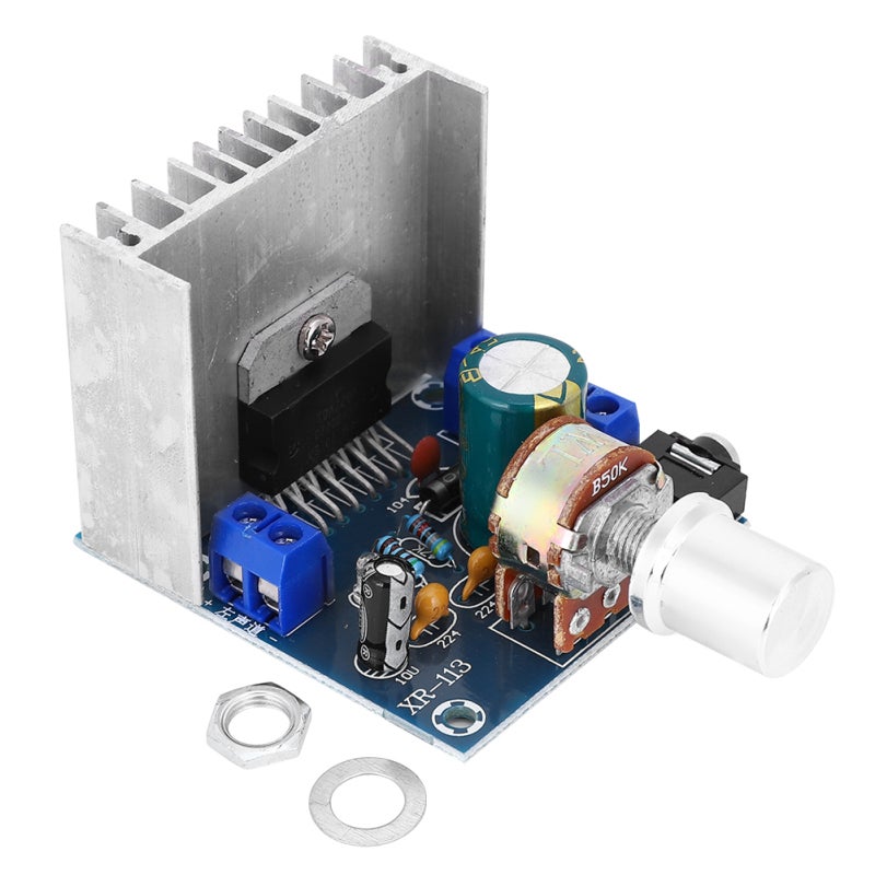 TDA7297 Amplifier Module 15W+15W Dual Channel - Delicate Treble Sound - 1.6mm FR-4 PCB Board for 4-8Ω Speakers - Image 1