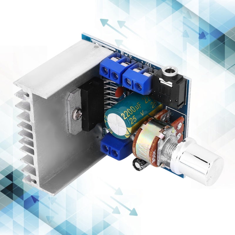 TDA7297 Amplifier Module 15W+15W Dual Channel - Delicate Treble Sound - 1.6mm FR-4 PCB Board for 4-8Ω Speakers - Image 2