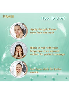 FIRMER Instant Skin Tightening Gel With Honey Locust For Skin Uplifting,Firming & Vitalizing, Neck & Face Wrinkles, For Men & Women For All Skin Type-50Gm  - Image 5
