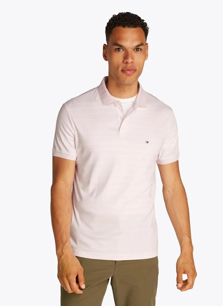 TOMMY HILFIGER Logo Print Polo Shirt