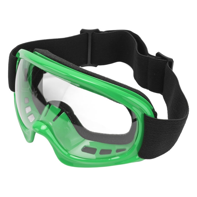 Kids Dirt Bike Goggles: Green Premium Flexible Frame - Windproof UV Protection Adjustable Strap for Youth Outdoor Off Road Activities - Image 5