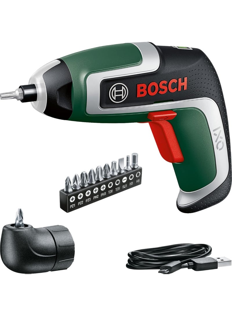 Bosch 3.6 V Cordless Screwdriver with Angle Adapter – Model 06039E0003 - Image 1