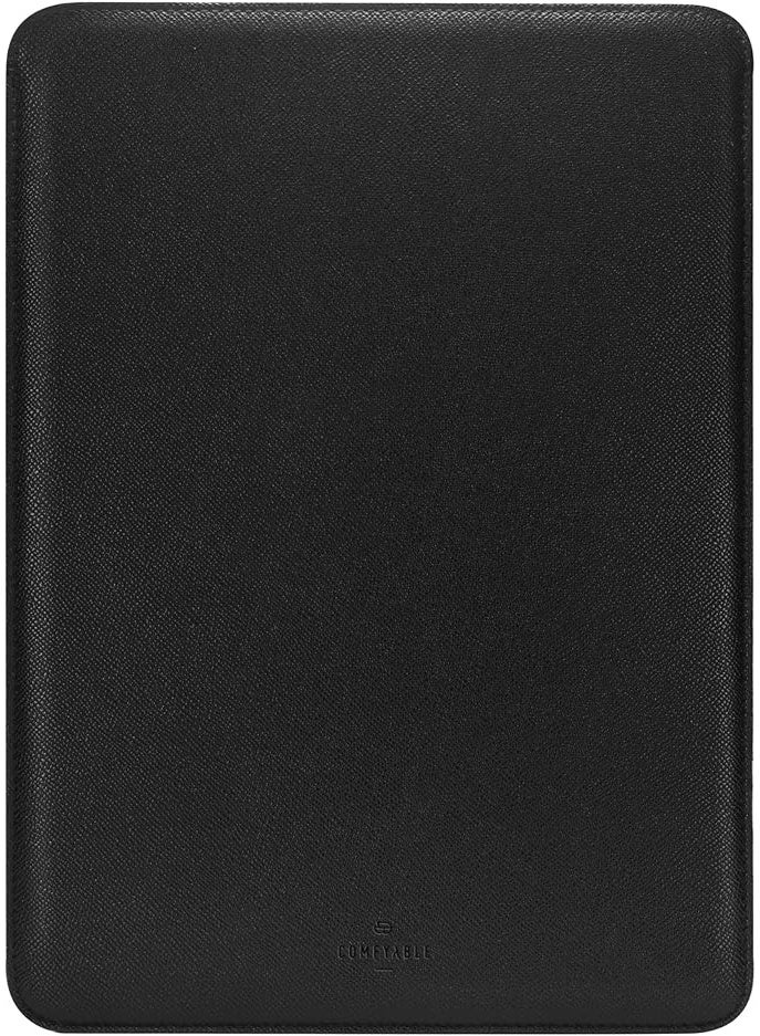 Comfyable Laptop Sleeve 15 Inch Precisely Compatible with MacBook Air 15" M4 2025 A3241 & M3 2024 A3114 & M2 2023 A2941, Faux Leather Cover Case, Black - Image 1