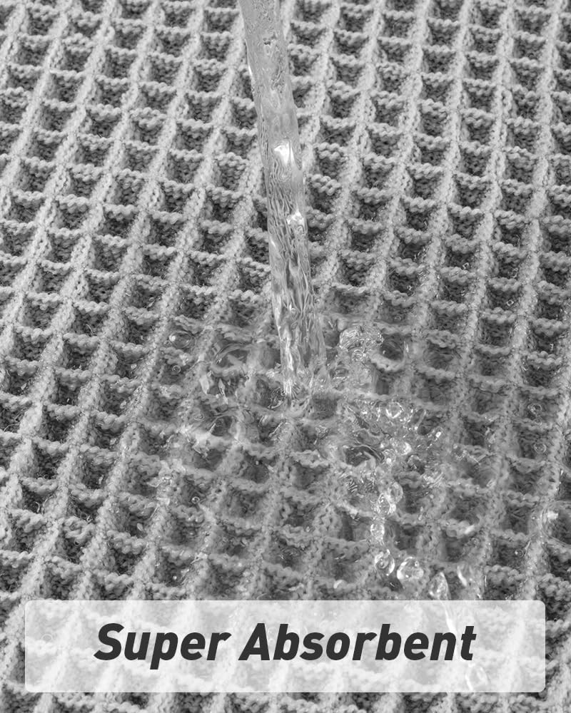 Amoami ترقية بامح باثير حصيرة فائقة امتصاص الحصير غير الانزلاق للباثم لآلة الحمام سجاد الحمام قابلة للغسل مع شرابات الحمام المدعومة من المطاط - Image 2