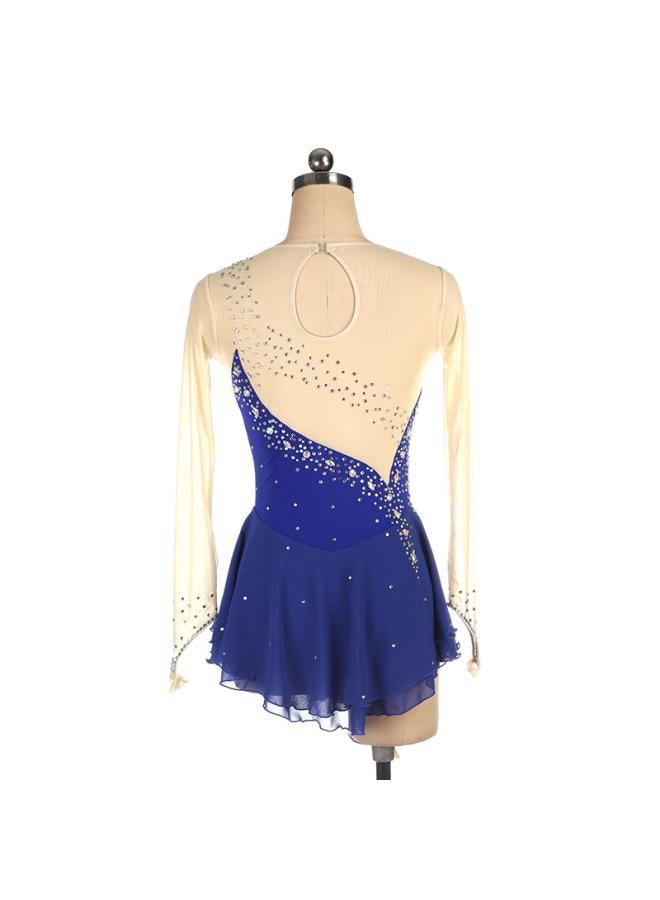 VUELO Sapphire Blue Skating Clothes Performance Clothes Children Adult Clothes Figure Skating Color Skirt Funo Girl Competition Long Sleeve - Image 2