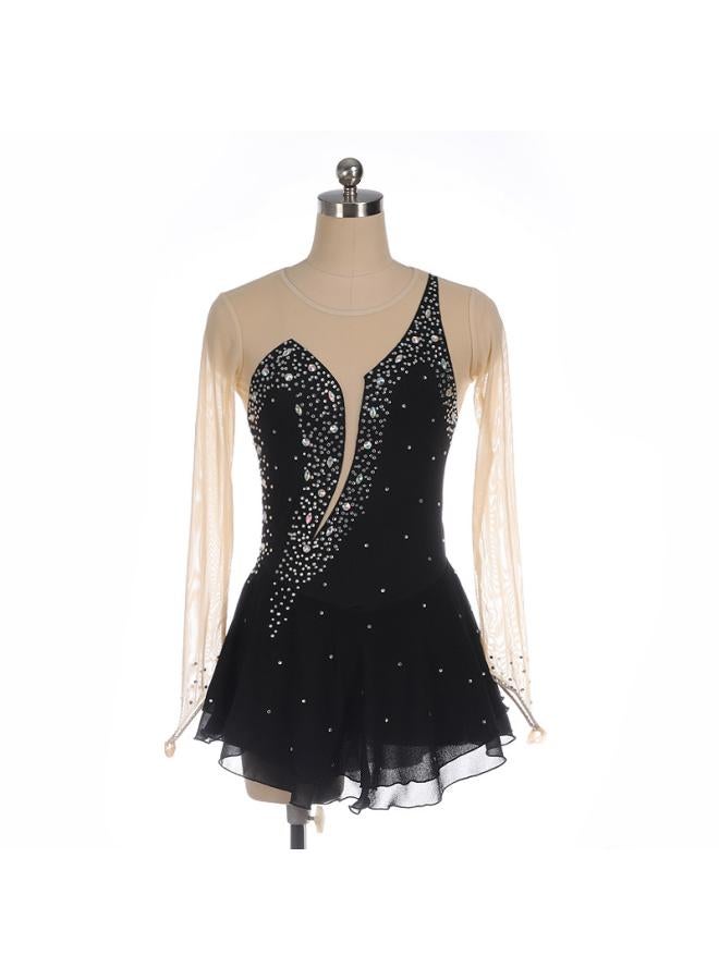 VUELO Sapphire Blue Skating Clothes Performance Clothes Children Adult Clothes Figure Skating Color Skirt Funo Girl Competition Long Sleeve - Image 1