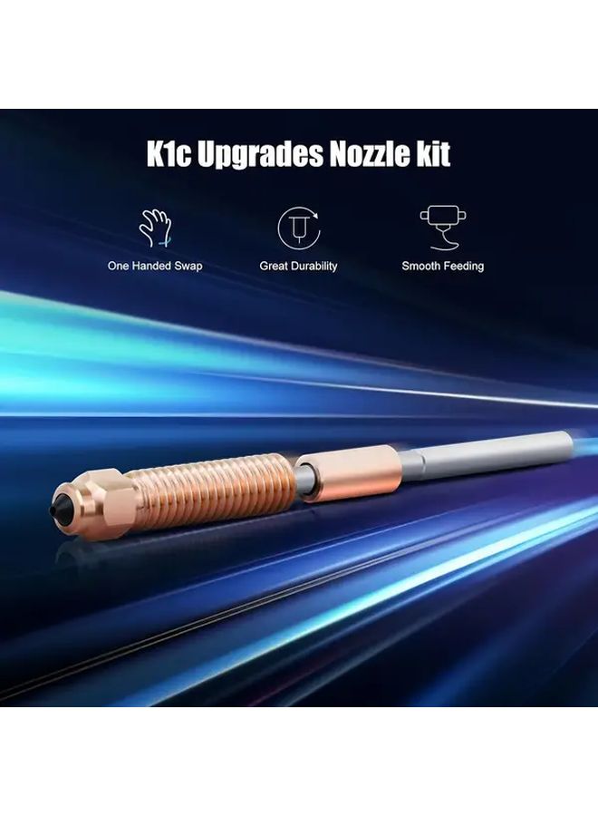 1Pcs 0.6mm Nozzle Quick Swap for Creality K1C Ender 3 V3 3D Printers Plus - Image 3
