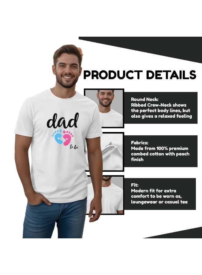 برينت شوب فور مي طقم تيشيرتات متطابقة للأمهات والأب | تيشيرت قطني للزوجين للآباء والأمهات الجدد | هدية مثالية للأم والأب الجدد - Image 4