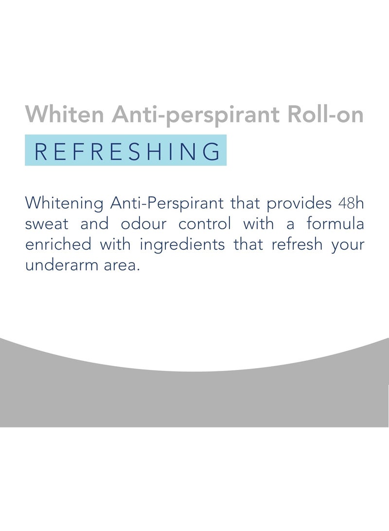 Novaclear Whitening Anti-Perspirant Roll-On Refreshing 50ml – Brightening Deodorant with Alpha Arbutin & Tranexamic Acid - Image 3