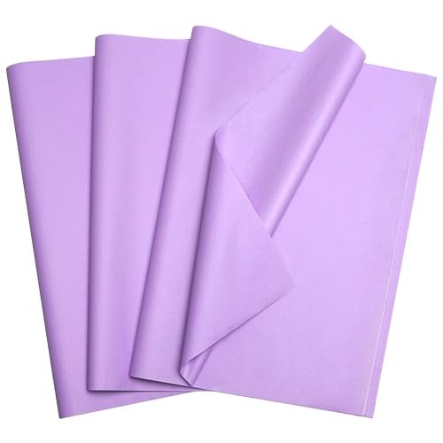 Bobobag 100 Sheets 20X14 Gift Wrapping Tissue Paper Bulk for Gift BagsWeddings Birthday Showers Arts Craft Party Favor Decoration Lavender Purple - Image 2