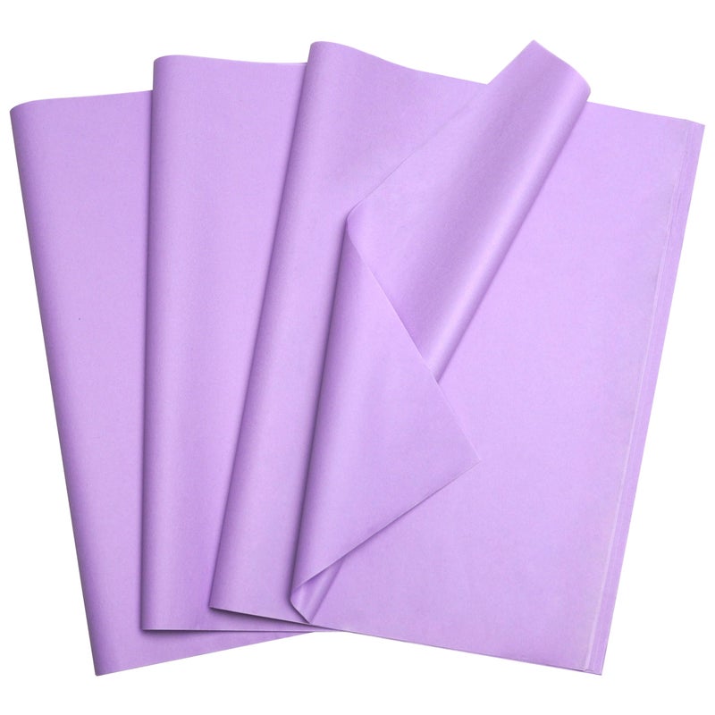 Bobobag 100 Sheets 20X14 Gift Wrapping Tissue Paper Bulk for Gift BagsWeddings Birthday Showers Arts Craft Party Favor Decoration Lavender Purple - Image 3