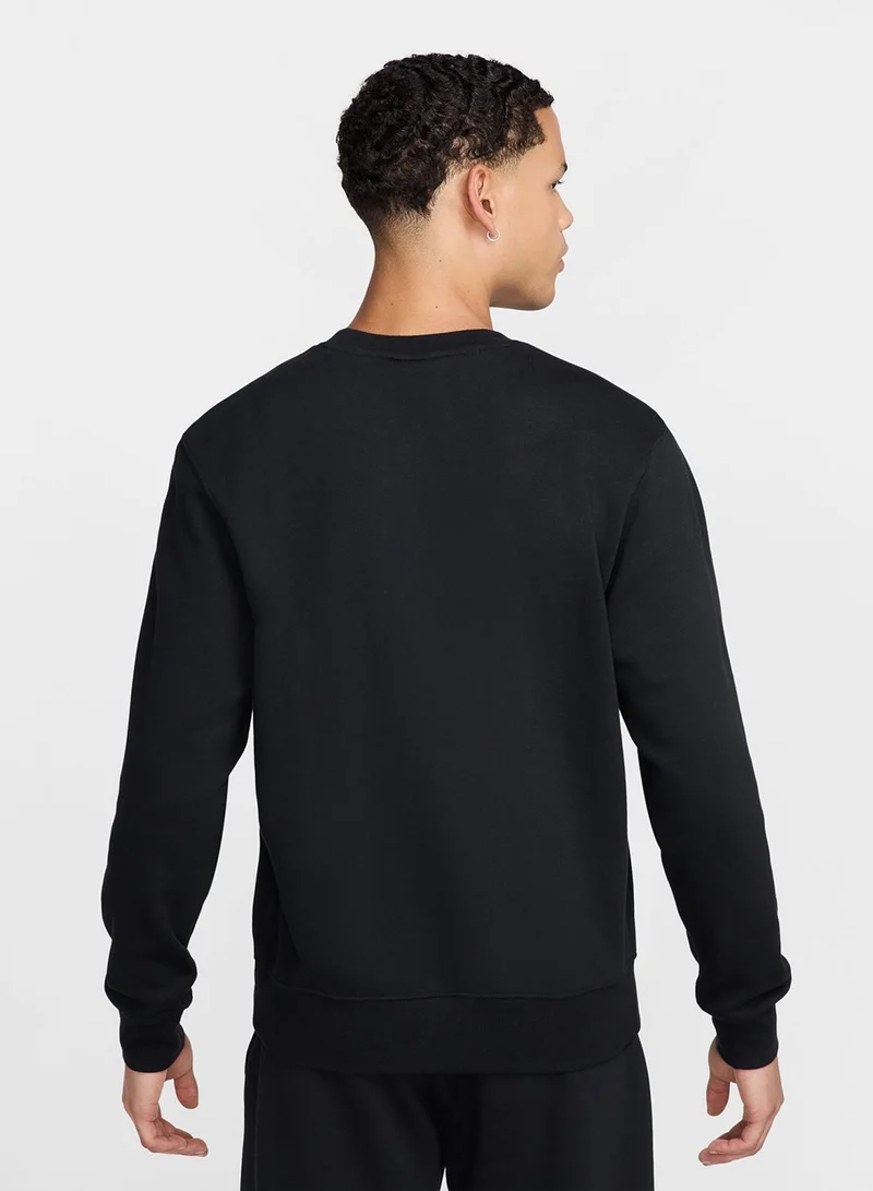 نايكي سترة كلوب فليس بياقة دائرية