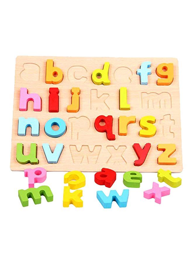 NIBEMINENT Wooden Alphabet Puzzles Toy - Image 1