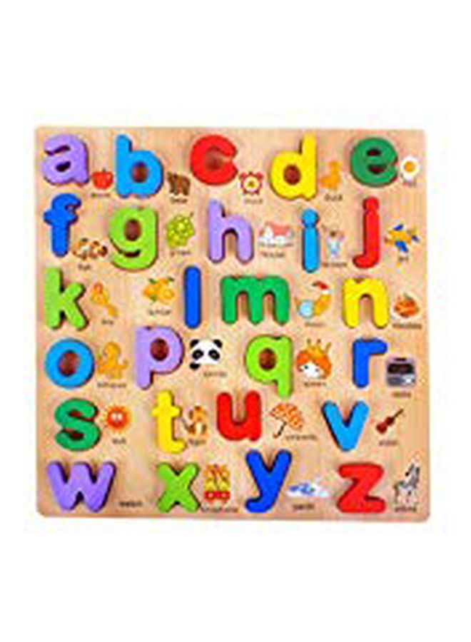 NIBEMINENT Wooden Alphabet Puzzles Toy - Image 2