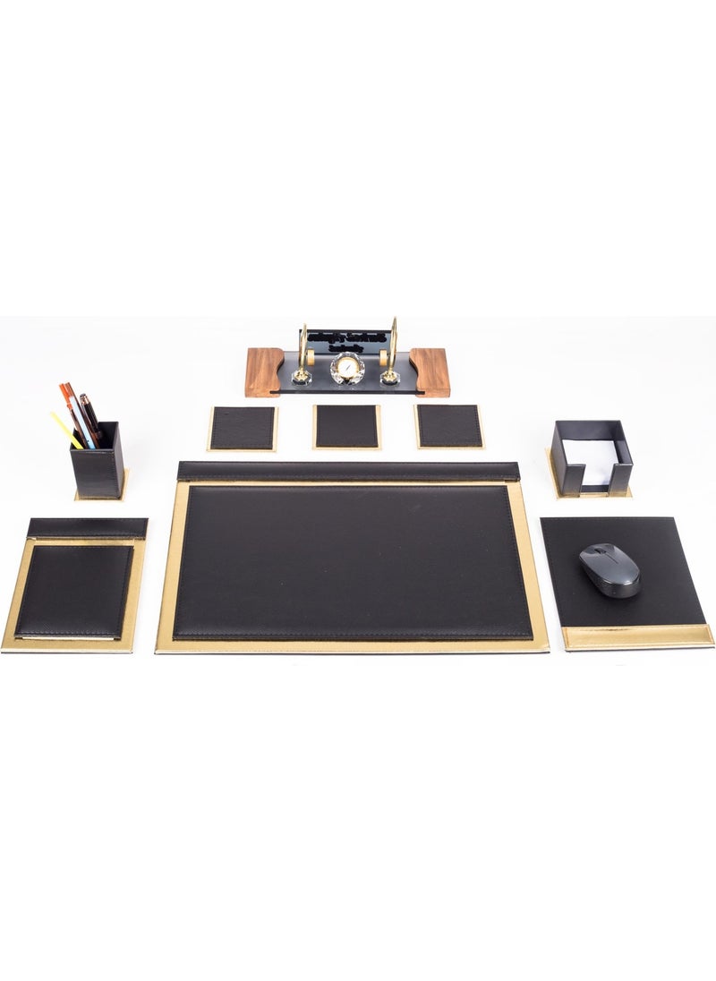 Office Desk Set with Cretan Gold Leaf Leather Desktop Set, Double Pen, Crystal Heat and Embossed Writing Desktop Set - pzsku/Z25969308241CD146F298Z/45/_/1725791237/b1d86c24-2c77-4463-8130-10a59a2e9a82