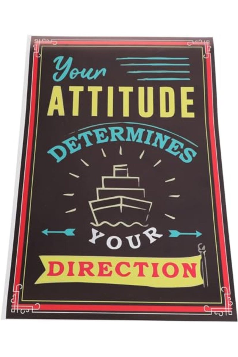 BPA® Motivational Poster Inspirational Success Wall Art Quote Wall Sticker For School, Home, Office | 11 X 17 Inch - Image 2
