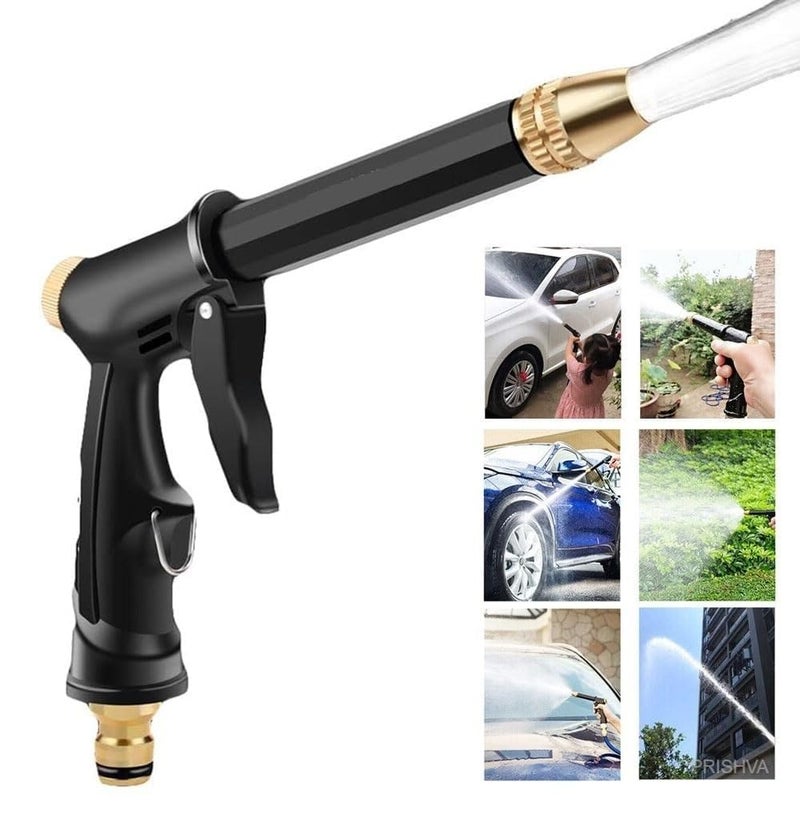 FANHAO Trigger High Pressure Water Spray Gun Nozzle For Water Pipe, Jet Sprayer Washer For Bike Washing Garden Cleaning, Water Pressure Gun For Car Wash for Gardening Watering Tools - Image 1