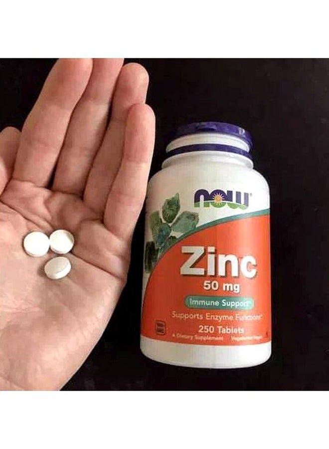 now Zinc 50 mg, Immune Support*, 100 Tablets - Image 4