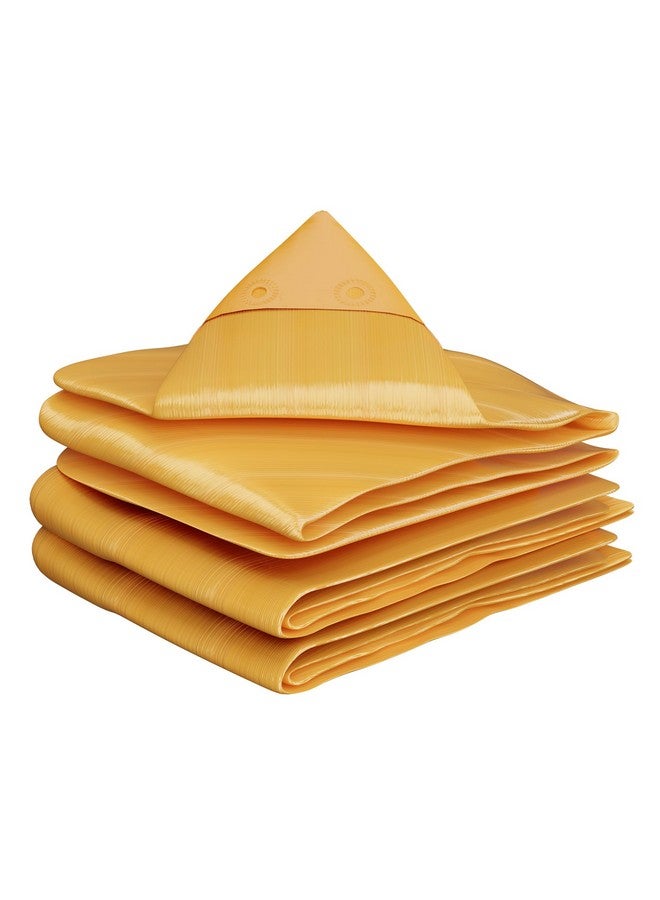 Kuber Industries Kuber Industries Tirpal | 6x6 Feet | Waterproof Tarpaulin Sheet | 120 GSM Tadpatri | Tharpai | Eco-Friendly Tent Tirpal | Thadika | Thappi | Tarp | Lightweight Premium Tirpal | Yellow - Image 1
