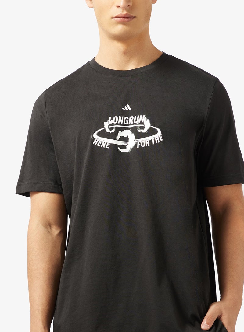 Adidas For The Long Run Graphic T-Shirt - Image 3