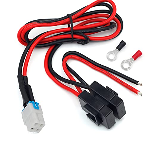 Kymate 4-pin 12AWG DC Power Supply Cable for Yaesu Radio FT-450D FT-891 FT-991-A FT950 FTDX-1200 Kenwood TS-480 TS-590SG TS-890s Icom IC-7000 IC-7200 IC-7600 IC-7300 Alinco DX-SR9T Vertex - Image 1